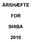 ÅRSHÆFTE FOR SHIBA 2010