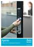 Aperio. Trådløse læsere til adgangskontrolsystemer. ASSA ABLOY, the global leader in door opening solutions