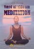 Værd at vide om MEDITATION