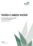 WHO CARES WINS. PV investering - En naturlig del af en stærk CSR politik. Smith Innovation, januar 2015. Side 0/28