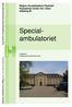 Specialambulatoriet. Region Hovedstadens Psykiatri Psykiatrisk Center Sct. Hans Afdeling M. Specialambulatoriets behandlingstilbud, august 2013
