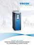 vacon 100 hvac førsteklasses frekvensomformer til indendørs klimastyring