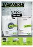 3.199,- FRIT VALG 549,- 1.299,- 2.999,- 1400 OMDR. 49 DB(A) ANBEFALER HVIDEVARER TIL SERIØSE PRISER April-Juni 2015 + A
