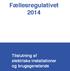 Fællesregulativet 2014. Tilslutning af elektriske installationer og brugsgenstande