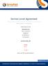 Service Level Agreement