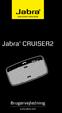 Jabra CRUISER2. Brugervejledning. www.jabra.com MUTE VOL - VOL + jabra