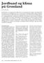 Jordbund og klima på Grønland