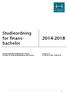 Studieordning for finansbachelor 2014-2018. Version 1.0 01.09.2014 (EAL 27.08.2014)