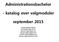 Administrationsbachelor. - katalog over valgmoduler. september 2015