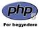 - Hvad er PHP? - Hurtigt historisk overblik - Installation - Indstillinger - Hello world - Tekststrenge - PHP og HTML - En doven programmør er en god