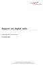 Rapport om digital radio
