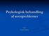 Psykologisk behandling af søvnproblemer. 2014 Henny Dyrberg
