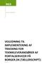 VEJLEDNING TIL IMPLEMENTERING AF TRACKING FOR TEKNIKLEVERANDØRER AF PORTALSERVICER PÅ BORGER.DK (TÆLLERSCRIPT)] Version 2.6