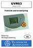 UVR63. Trekreds-universalstyring. Betjening Montagevejledning. Version 2.3 DA
