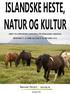 Islandske heste, natur og kultur