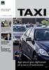Øget lønsum giver afgiftssmæk på 23 mio kr. til taxibranchen. Officielt medlemsblad for Dansk Taxi Råd