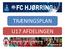 TRÆNINGSPLAN U17 AFDELINGEN