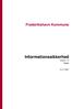 Frederikshavn Kommune. Informationssikkerhed Version 1.0 Regler