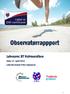 Observatørrappport. Løbsnavn: BT Halvmarathon. Dato: 27. April 2014 Løbsobservatør: Peter Jørgensen