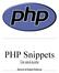 PHP Snippets. De små korte. Skrevet af Daniel Pedersen