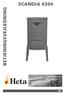 BETJENINGSVEJLEDNING SCANDIA 6304. www.heta.dk