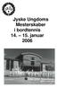 Jyske Ungdoms Mesterskaber i bordtennis 14. 15. januar 2006
