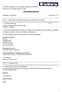 Sikkerhedsdatablad. Udarbejdet: 05-02-2015 SDS version: 1.0. 1.1. Produktidentifikator Pr-nr.: -