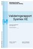 Valideringsrapport Sysmex XE