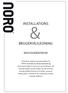INSTALLATIONS BRUGERVEJLEDNING
