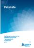 Prisliste. Prisliste. Gældende fra 2009.01.01 SPRÆNGSTOFFER TÆNDMIDLER TILBEHØR m.v. 1/09. side 1