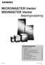 MICROMASTER Vector MIDIMASTER Vector Betjeningsvejledning