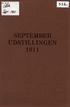SEPTEMBER UDSTILLINGEN 1911