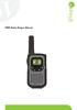 PMR Radio Bruger Manual. electronic