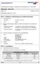 Udgave 3.0 Printdato 22.10.2014. PUNKT 1: Identifikation af stoffet/blandingen og af selskabet/virksomheden