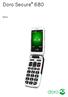 Doro Secure 680. Dansk
