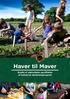 Haver til Maver Studie af udbredelse og effekter af kulinarisk skolehaveprogram