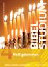 STUDIUM BIBEL. Helligdommen. Oktober November December 2013 ISSN 1398-2826 ISBN 978 87 7532 552 8