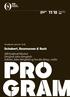 Pro gram. Schubert, Rasmussen & Bach DR SymfoniOrkestret Dirigent: John Storgårds Solister: John Storgårds og Soo-Jin Hong, violin