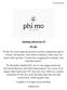 Hjertelig velkommen til Phi Mo