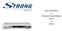 Dansk brugervejledning. for. Strong Digital Terrestrisk Modtager SRT5126 SRT5155