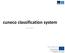 cuneco classification system Marts 2012
