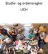 Studie- og ordensregler UCH