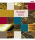 Et robust Budget 2012 med bred politisk opbakning og nye initiativer