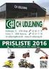PRISLISTE LIFT UDLEJNING