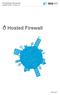 Produktspecifikationer Hosted Firewall Version 2.5