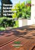 Terrassebrædder. hårdttræ og lærk. Et bæredygtigt valg