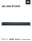 JBL Bar Studio BetJeningSveJLedning