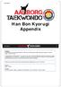 Han Bon Kyorugi Appendix