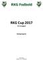 RKG Cup august Kampprogram