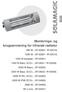 Monterings- og brugsanvisning for infrarød radiator